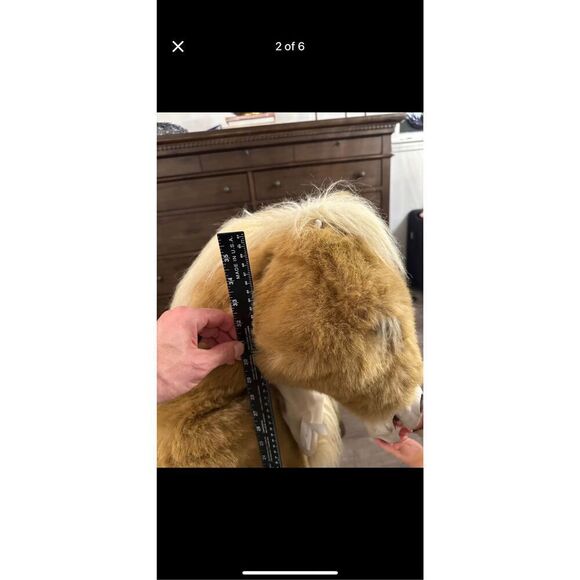 The product is a large Hasbro butterscotch FurReal Friends interactive animate r - Picture 5 of 5